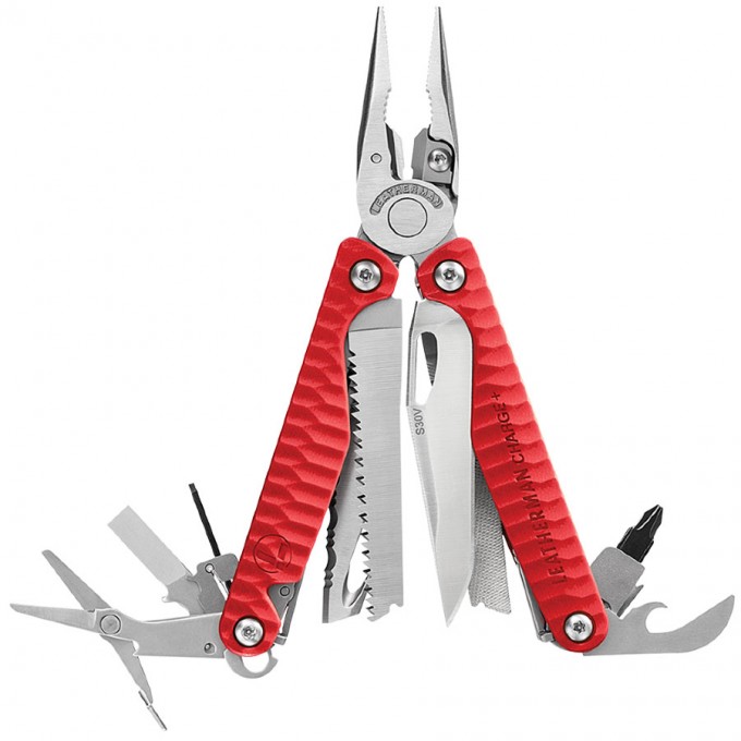 Мультитул LEATHERMAN CHARGE PLUS G10 КРАСНЫЙ с нейлоновым чехлом 832778 Мультитул LEATHERMAN CHARGE PLUS G10 КРАСНЫЙ с нейлоновым чехлом 832778