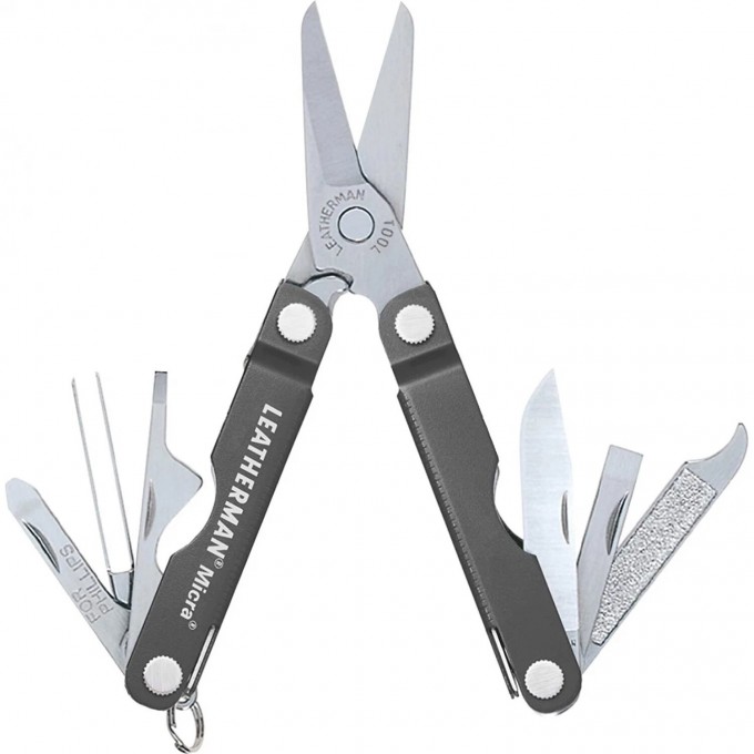 Мультитул LEATHERMAN MICRA GRAY 64380181N Мультитул LEATHERMAN MICRA GRAY 64380181N