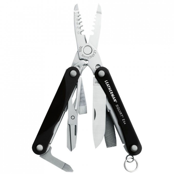 Мультитул LEATHERMAN SQUIRT ES4 BLACK 831242 Мультитул LEATHERMAN SQUIRT ES4 BLACK 831242
