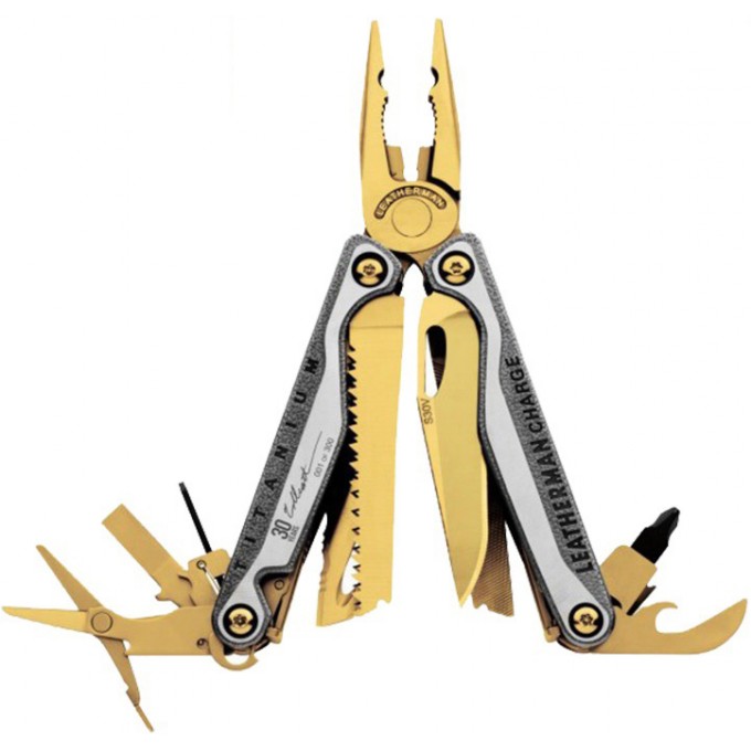 Мультитул LEATHERMAN CHARGE TTI gold в подарочной упаковке с кожаным чехлом 831822 Мультитул LEATHERMAN CHARGE TTI gold в подарочной упаковке с кожаным чехлом 831822