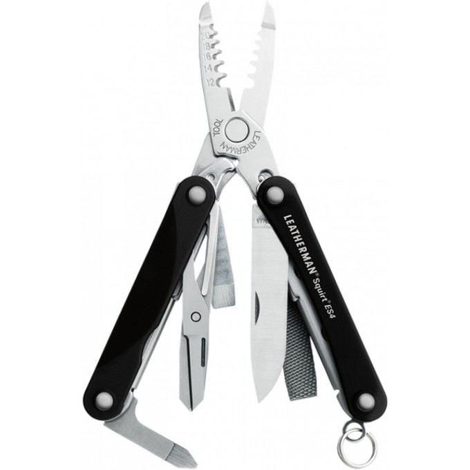 Мультитул LEATHERMAN SQUIRT ES4 BLACK в подарочной упаковке 831243 Мультитул LEATHERMAN SQUIRT ES4 BLACK в подарочной упаковке 831243
