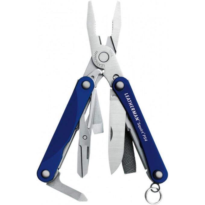 Мультитул LEATHERMAN SQUIRT PS4 BLUE в подарочной упаковке 831231 Мультитул LEATHERMAN SQUIRT PS4 BLUE в подарочной упаковке 831231