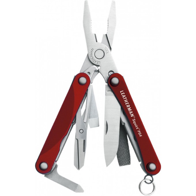 Мультитул LEATHERMAN SQUIRT PS4 RED 831227 Мультитул LEATHERMAN SQUIRT PS4 RED 831227