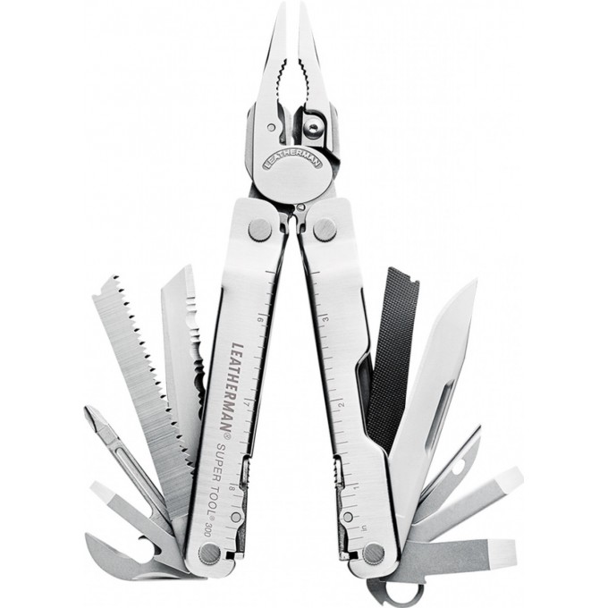 Мультитул LEATHERMAN SUPER TOOL 300 с коричневым кожаным чехлом 832547 Мультитул LEATHERMAN SUPER TOOL 300 с коричневым кожаным чехлом 832547
