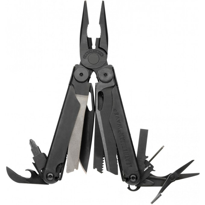 Мультитул LEATHERMAN WAVE BLACK с нейлоновым чехлом 831331 Мультитул LEATHERMAN WAVE BLACK с нейлоновым чехлом 831331